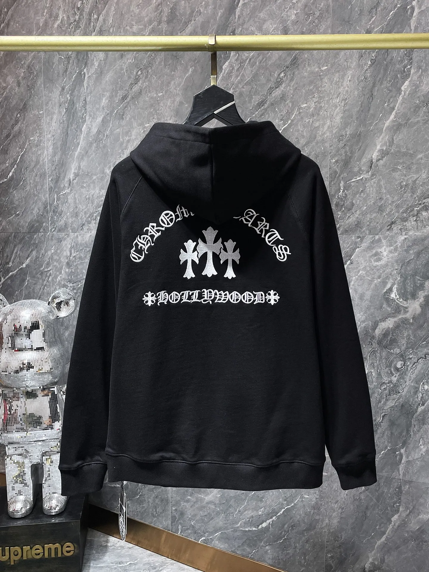 P270 Chrome Hearts Autumn and Winter 2025 counter sync ❤️ Chrome Hearts red U Sailin On zipper sweatshirt Improved customized version 1:1 high-weight high-quality fabric Recommended color: red black Size: S, M, L, XL